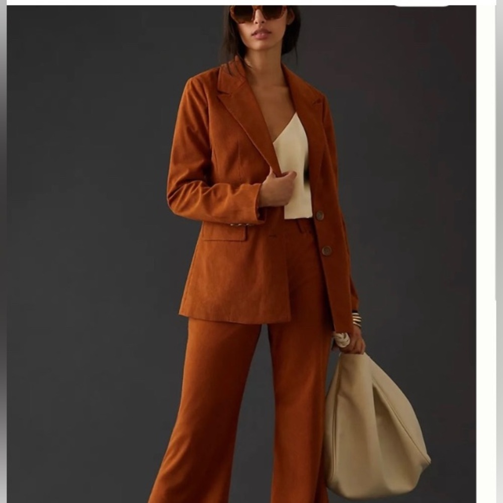 Anthropologie Avec Les Filles Corduroy Blazer XS